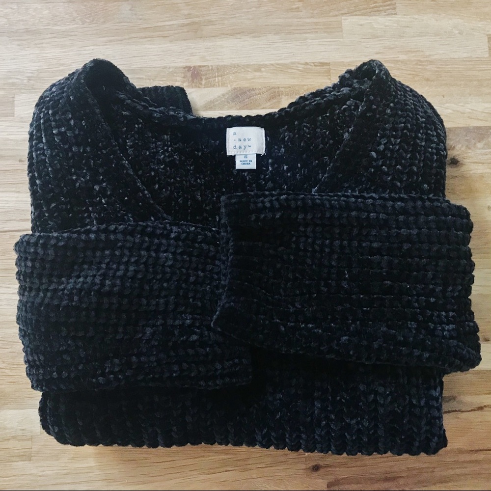 Chenille V-Neck Sweater